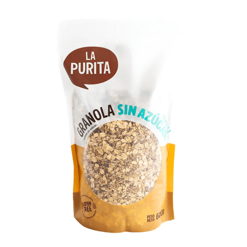 GRANOLA SIN AZUCAR LA PURITA VERDAD 600GR