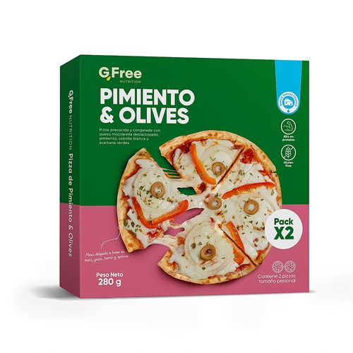 Pizza Pimiento y Olives Gfree 280g