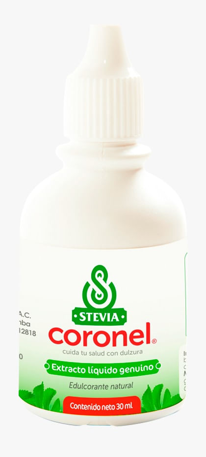 Endulzante de Stevia Gotero Stevia Coronel 30 ml