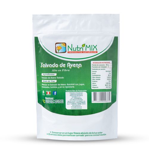 Salvado de Avena Nutri Mix 200 g