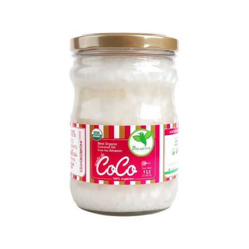Aceite de Coco Extra Virgen Orgánico Bioselva 1L