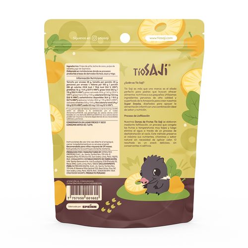 Donas Piña con Cocona Tio Saji 28g