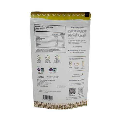 Polvo de tarwi con cacao Smart Blends 200 g