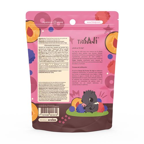Donas Berries y Acaí Tio Saji 28g