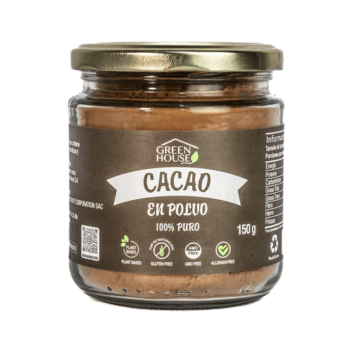Cacao en Polvo Green House 150 g