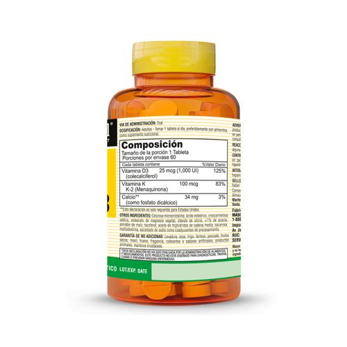 Vitamina K2 + D3 Mason 60tab
