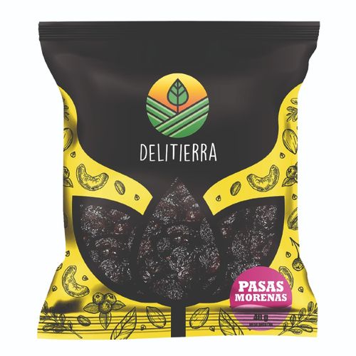 Pasas Morenas Jumbo Delitierra 40g