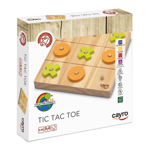 Tic Tac Toe de madera Cayro