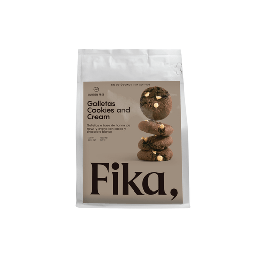 Galletas cookies and cream 140 gr fika