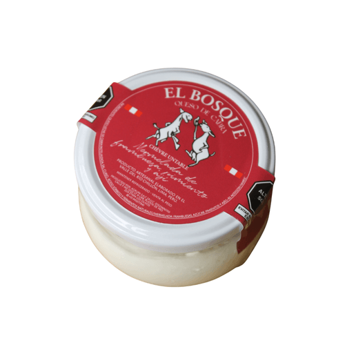 Queso Cabra c/Mermelada frambuesa,Pimiento y Aji El Bosque