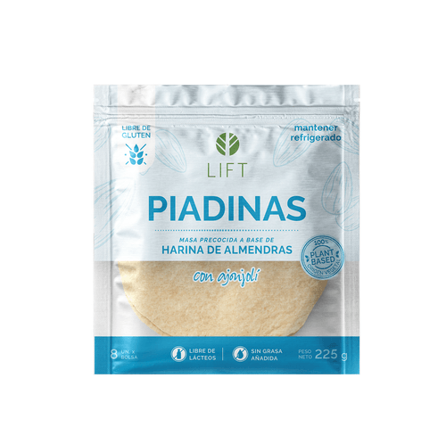 Piadinas con Ajonjolí LIFT 8unid