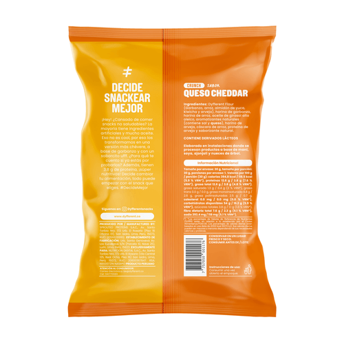 Crunch Garbanzo Cheddar Dyfferent 30g