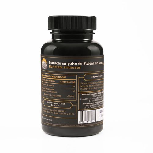 Focus Melena de León Mush Organics 60 cap